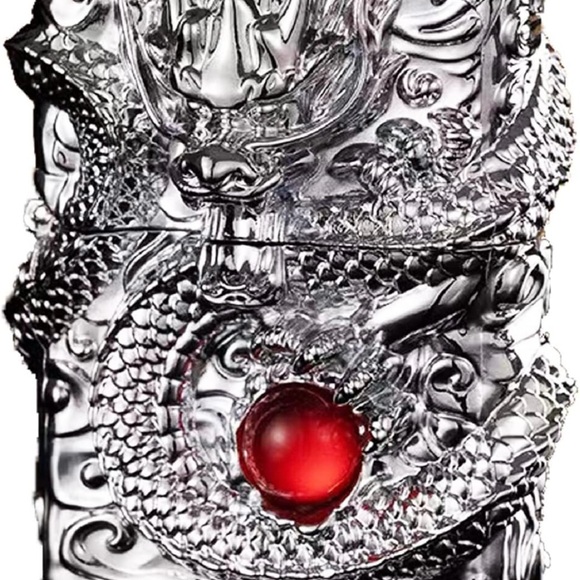 Windproof Dragon Lighter, Reusable Kerosene Grinding Wheel Lighter, New Silver - Picture 7 of 12